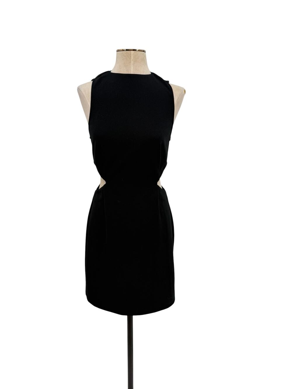 Elliatt Audrina Black Cutout Sheath Cocktail Dress NWT Missing Overlay‎ Small